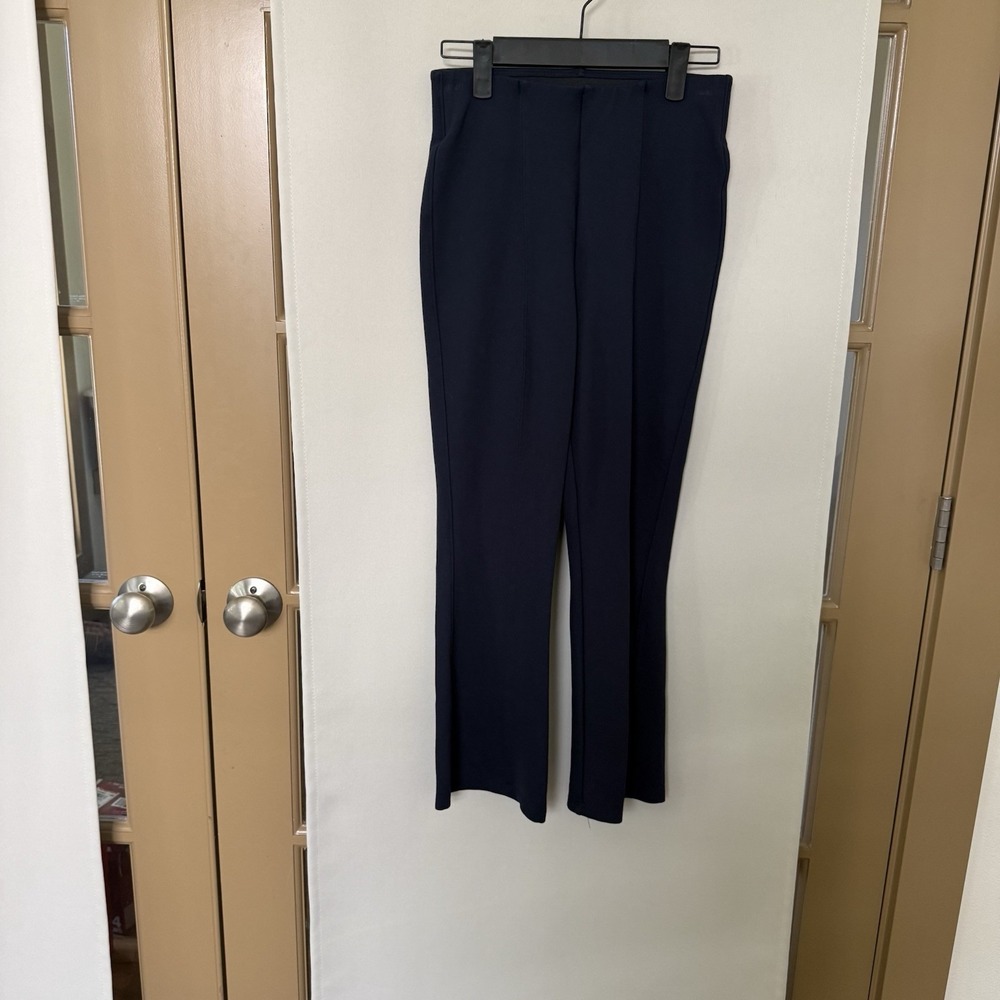 Old Navy Womens XS Black Extra High Rise Stevie Flare Pull On Dress Pants Slacks